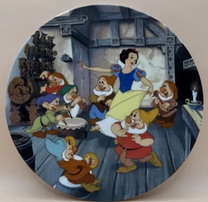 1991 Knowles Disney Snow White And The Seven Dwarfs Collectors Plate #118 - Picture 1 of 2