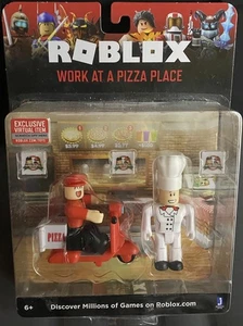 ROBL0X WORK AT A PIZZA PLACE Serie 1 Koch Roller Liefermoped NEU versiegelter Karton - Bild 1 von 3
