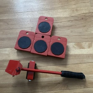   Möbelheber-Set mit Rollenplatte zum Bewegen von bis zu 150 kg Gew - Bild 1 von 2