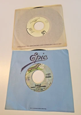 Bread 7" 45 rpm vinyl record LOT OF 2 Sweet Surrender & Lost Without Your Love - Image 1 of 4