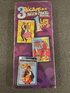 3 Shagadelic Austin Powers Movies DVDs   Austin Powers Brand New Sealed - Picture 1 of 3