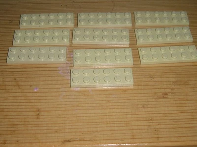 Lego 10 x Platte dünn Grundplatte Basic 2x6 3795 tan beige  ( J 2 ) - Bild 1 von 2