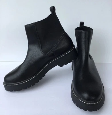 NUEVAS DV Dolce Vote Chelsea Lobera Botas Negras al Tobillo para Mujer Talla 9 - Sin Caja Foto 1 de 4