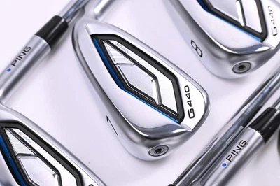 Ping G440 Irons / 6-PW+UW+56° / Blue Dot / Regular Flex Ping AWT 3.0 Shafts - Image 1 of 4