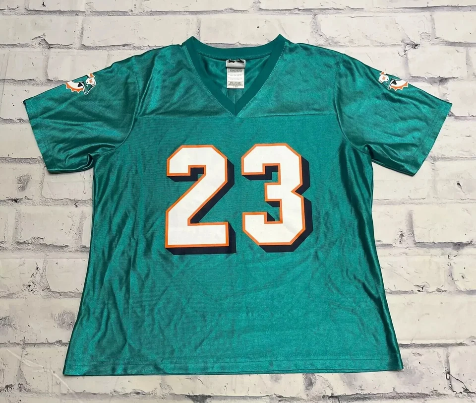 Camiseta Ronnie Marrón Juvenil Grande Azul Miami Dolphins Equipo NFL Ropa Fútbol Foto 1 de 4