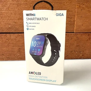 Giga Withit Smartwatch, Amoled High Defintion Touchscreen Display Brand New - Picture 1 of 9