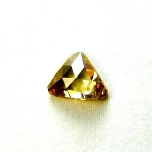 Aust. Argyle Triangle Shape, 0.35 Ct Champagne Colour Polished Diamond - Picture 1 of 6