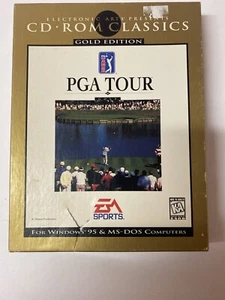 Vintage EA Sports PGA Tour Golf Gold Edition PC CD ROM Game + Manual Windows 95 - Picture 1 of 7