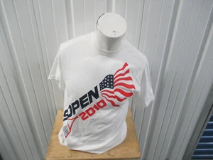 VINTAGE GILDAN US OPEN 2010 LOGO MEDIUM SHIRT ATP NEW YORK CITY NWOT NADAL  - Picture 1 of 7