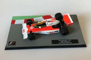 F1 Collection 1:43 McLaren M23 Gilles Villeneuve 1977 No Spark Minichamps - Foto 1 di 1
