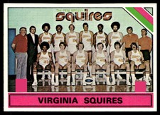 1975 Topps #330 Virginia Squires TC   Basketball