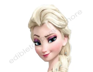Frozen Elsa Personalized Edible Print Premium Cake Toppers Frosting Sheet 5 Size - Picture 1 of 4