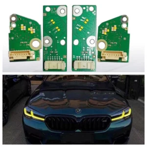 DRL PARA BMW G30 G31 F90 LCI PLACA LED OJO DE ÁNGEL DORADO FUENTE DE LUZ AMARILLO LIMÓN - Imagen 1 de 3
