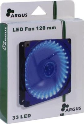 Inter-Tech Argus L-12025 Lüfter, blau, 120 mm, FAN  - Bild 1 von 4