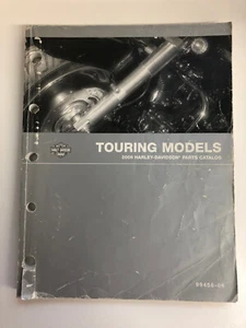 Harley Davidson Motorcycle 2006 TOURING Models Factory PARTS CATALOG PN 99456-06 - Picture 1 of 5