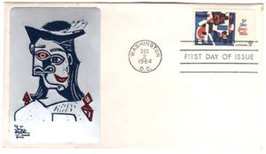 #1259 5c BELLAS ARTES SARZÍN METÁLICO SELLADO FDC-IMPRESIONANTES OBRAS DE ARTE DE METAL-L@@K! - Imagen 1 de 1