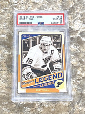 2012-13 O-Pee-Chee Brett Hull #543 PSA 10 GEM MINT St Louis Blues HOF