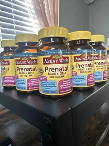 Brand NEW Nature Made Prenatal Multi+ DHA- 30 Softgels-200 mg- Exp. 05/2025 - Picture 1 of 2