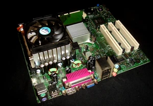 Vintage Gateway 4000856 C45431-104 Intel Motherboard w/ P4 2.5 GHz & 256MB RAM - Picture 1 of 19