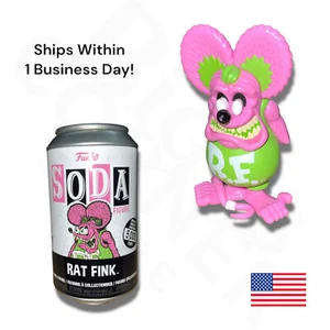 Funko Vinyl Soda: Rat Fink - BLACK - Limited Edition Can /5000 & Figure /2900 - Picture 1 of 16