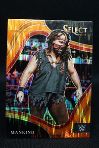 2022 Panini Select WWE MANKIND Orange Flash Prizm Ringside #241 SSP - PRINT LINE