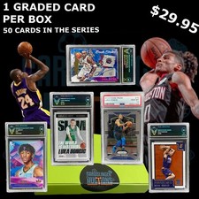 NBA Repack🔥1x Graded Card in every pack  Series 5 Vince Carter🔥Luka Doncic🔥Ja