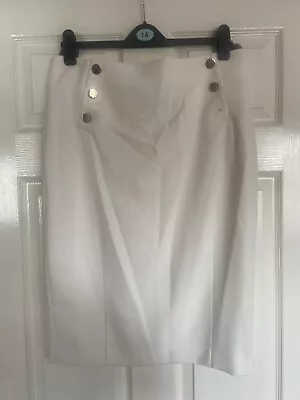 Ivory Cream pencil Skirt Size 18 - Image 1 of 4