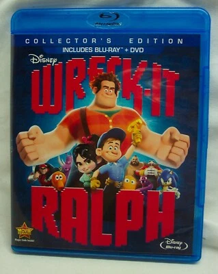 Walt Disney WRECK IT RALPH BLU-RAY +DVD Collectors Edition Set 2013 - Image 1 of 4