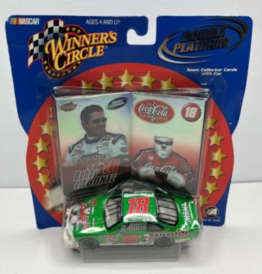 Nascar Winner Circle Bobby Labonte #18 Coca Cola Interstate Double Platinum Car - Image 1 of 4