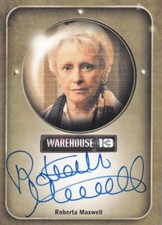 Warehouse 13 Season 2 Autograph Card Roberta Maxwell as Rebecca St.Clair