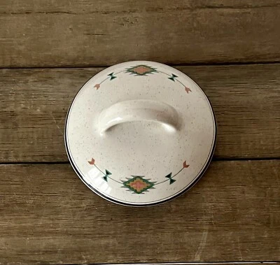 "1 tapa de azucarero Mikasa Intaglio Santa Fe de colección solo 2 3/4"" suroeste azteca CAC24" Foto 1 de 4