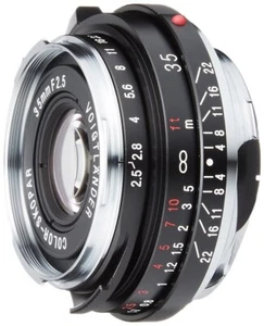 Voigtlander Leica M Mount Wide Angle MF Lens Color Skopar 35mm F2.5 PII VM New - Picture 1 of 5