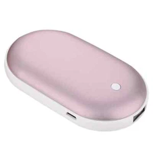 Winter Portable USB Rechargeable Pocket MINI Hand Warmer ,Quick Heating 5000mAh - Picture 1 of 17
