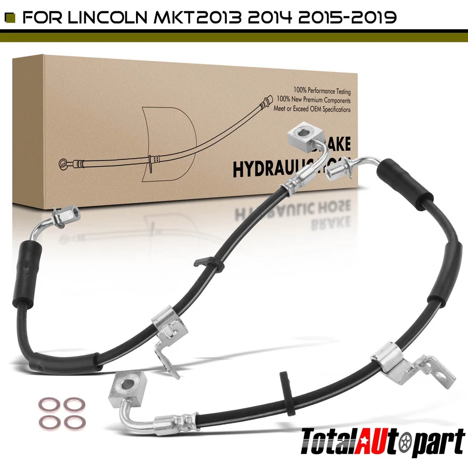 Manguera hidráulica de freno nueva para Lincoln MKT 2013 2014 2015-2019 trasera izquierda y derecha Foto 1 de 4