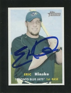 Topps Heritage 2006 #359 Eric Zinske, Blue Jays: Blue Sharpie autógrafo 150268 - Imagen 1 de 2