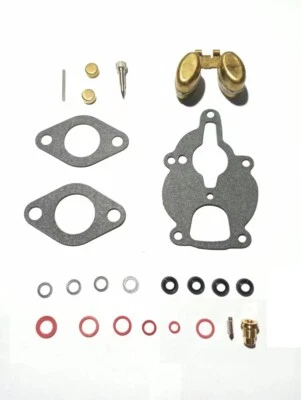 Carburetor Kit & Float fit Zenith Wisconsin Engine VH4D VHD TJD replaces LQ39 - Image 1 of 4