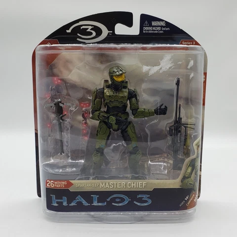 McFarlane Toys Halo 3 Series 3 Spartan-117 Master Chief Figure Set Cover