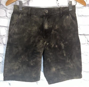 Boys 5 Pocket Black Acid Wash 100% Cotton Shorts Size 12 Seven For All Mankind - Picture 1 of 19