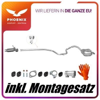 Ford S-MAX 1.8 2.0 TDCi (ab 03/2006) ohne DPF Auspuffanlage Mit E-Prüfzeichen - Bild 1 von 3