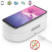 NEW!! Ultravoilet Medical Sanitizer Box with 10W Qi Wireless Fast Charging White