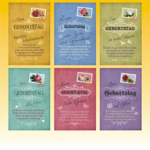 Geburtstagskarten Geburtstagskarte Glückwunschkarten Grußkarten - 51-0575 - Bild 1 von 12