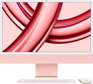 Apple iMac 24 Zoll (256GB SSD, M3, 8GB, 8-Core GPU) Rosé - MQRD3D/A - NEU - OVP - Afbeelding 1 van 1