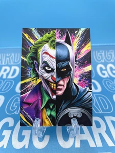 GGC Studio DC Batman & Joker Artist Hand Drawn Auto Sketch Card 1/1 - Picture 1 of 2