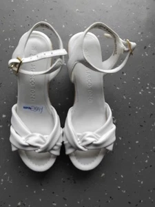 Ladies Marco Tozzi White Wedge back Sandals. 36 UK 3 - Picture 1 of 5