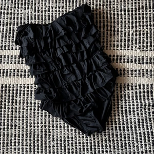 Costume da bagno Xhilaration taglia small nero senza spalline pezzo unico - Foto 1 di 5