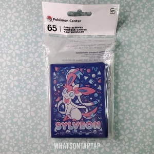 Pokemon Card Pokemon Center Exclusive Card Sleeves 65 Ct Sylveon Sealed - Picture 1 of 2