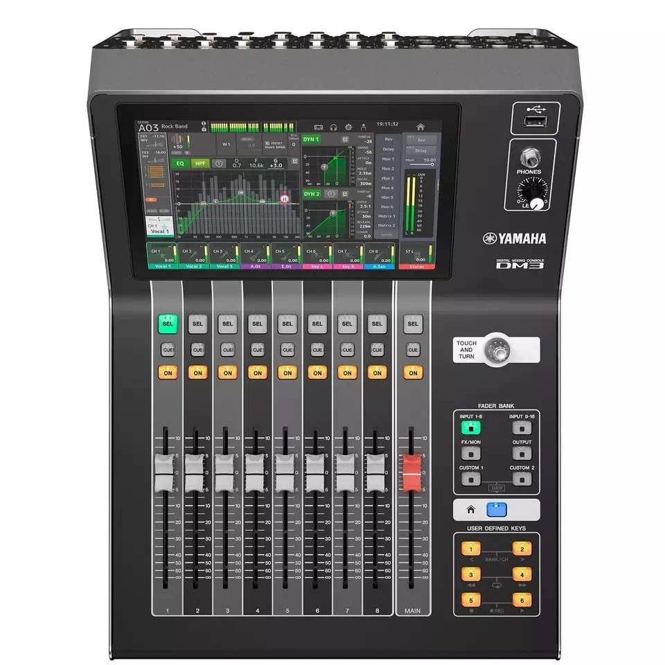 Yamaha DM3-D Professional 22-Channel Ultracompact Digital Mixer w/ Dante DM3D - Image 1 of 1