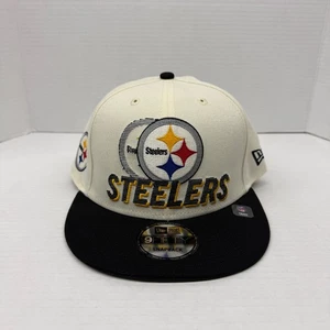 New Era 9Fifty Snapback Mütze Pittsburgh Steelers weiß Basic verstellbar Cap - Bild 1 von 8