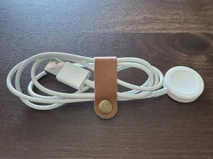Genuine Apple Watch Magnetic Charger USB-A 1M OEM White/White A2256 - Photo 1 sur 5