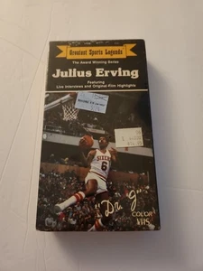 Julius Erving (Dr. J) "Greatest Sports Legends" VHS Video - Imagen 1 de 5